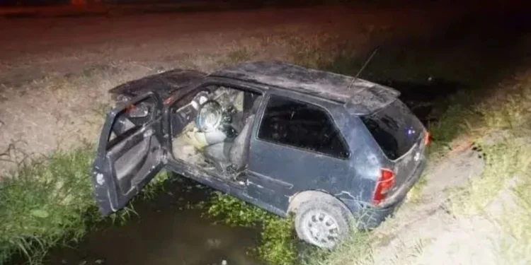 Misterio en Pocito: un cabo de la Policía chocó su auto, abandonó el arma reglamentaria y desapareció durante horas