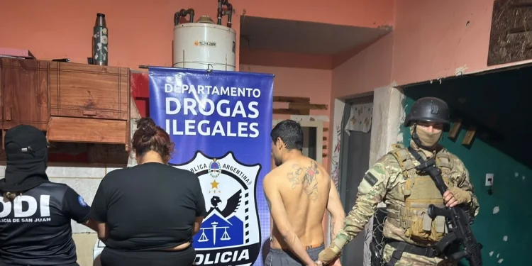 Golpe al narcomenudeo en Caucete: desbaratan un búnker de drogas que funcionaba al lado de un centro de adicciones