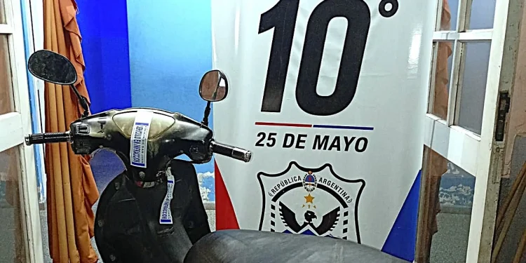 Cayó en un control en 25 de Mayo con una moto robada en 2023: la recuperaron tras más de tres años de búsqueda