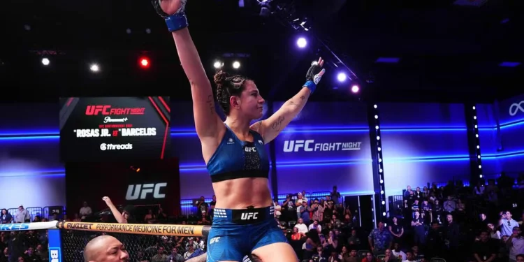 Histórico triunfo de Ailín Pérez en Las Vegas: venció a Norma Dumont, sumó su séptima victoria al hilo en UFC y va por el título del mundo