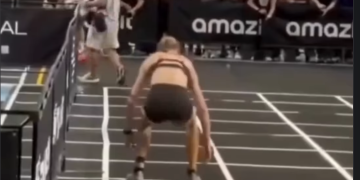 Polémica y debate en el fitness mundial: una atleta ganó el HYROX de Pekín tras sufrir un percance fisiológico en plena prueba