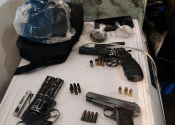 Allanamiento en Chimbas por robos en Rivadavia: secuestraron armas, gran cantidad de municiones y plantas de marihuana