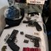 Allanamiento en Chimbas por robos en Rivadavia: secuestraron armas, gran cantidad de municiones y plantas de marihuana