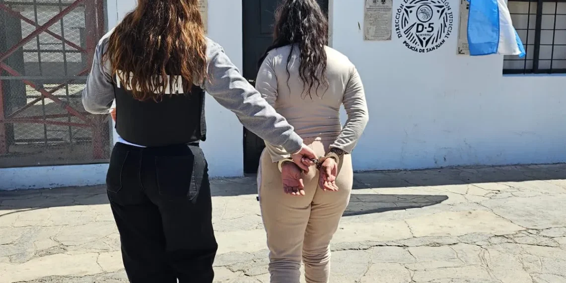 Cayó en Caucete una mujer de 29 años con pedido de captura activo por robo