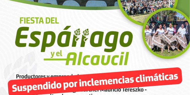 Por el viento Zonda, la Fiesta del Espárrago y el Alcaucil se reprograma para el 4 de octubre