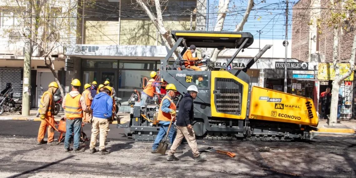 Operativo en el microcentro de San Juan: cortes de tránsito y desvíos por obras de pavimentación