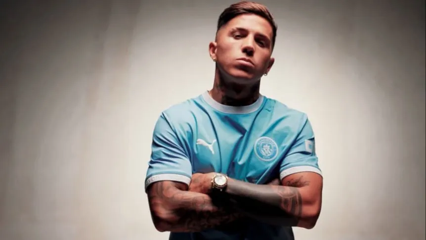 Enzo Fernández fue presentado como nuevo refuerzo del Manchester City: los números de una transferencia récord