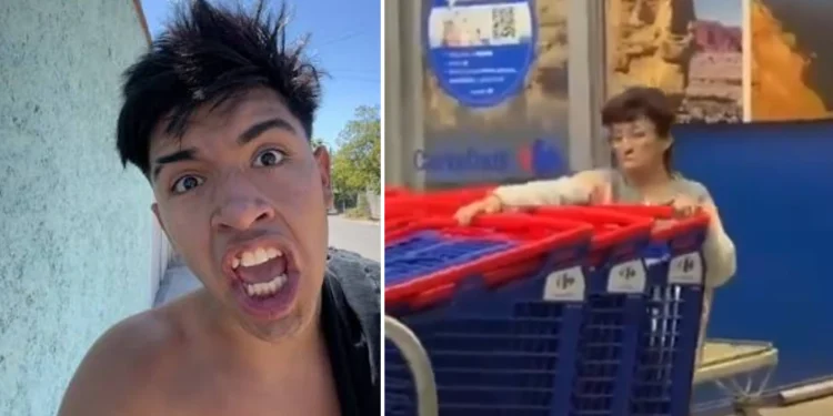 Polémica viral en San Juan: repudian un video donde acusan a «El Niño Marta» de burlarse de una trabajadora de supermercado