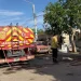 Violencia y fuego en Rawson: incendió la casa de su hermana «porque sí», se autolesionó con una cuchilla y terminó detenido