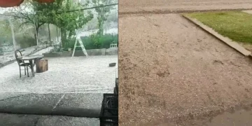Alerta amarilla y granizo en Jáchal: fuerte tormenta de piedra sorprendió a Niquivil, La Falda y Tres Esquinas