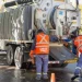 Corte de agua en Jáchal: Obras Sanitarias realiza una reparación de emergencia en caño matriz y afecta a varios sectores