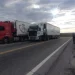 Complicaciones en la Ruta 141: un camión sufrió un desperfecto mecánico en la Cuesta de las Vacas y obstruye el tránsito rumbo a la Difunta Correa