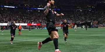 Noche mágica en Atlanta: Lionel Messi brilló con un doblete relámpago y el Inter Miami venció 3-1 a Atlanta United