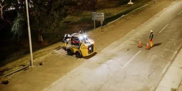 Repavimentación de Circunvalación: la obra sumó turno de madrugada y ya se trabaja las 24 horas en el anillo interno