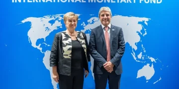 Georgieva elogió ante Caputo la disciplina fiscal del Gobierno: «Es ejemplar en el mundo»