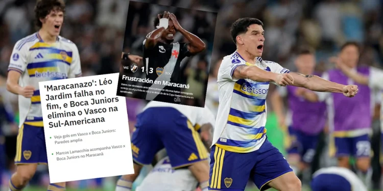 «Maracanazo»: así reflejó la prensa de Brasil la agónica clasificación de Boca a la final de la Copa Sudamericana