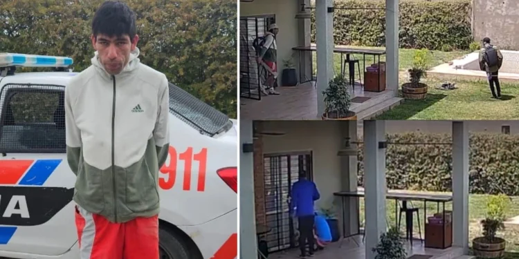 Robó en una casa de Rawson durante los festejos del Día de la Madre, quedó grabado por las cámaras y pasará dos años en el Penal de Chimbas