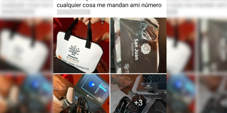 Indignación en San Juan: a horas del acto oficial, ya venden en Facebook las notebooks escolares entregadas por el Gobierno
