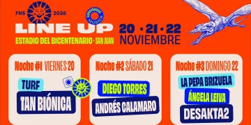 Grilla confirmada y entradas a la venta: la Fiesta Nacional del Sol 2026 tendrá a Tan Biónica, Andrés Calamaro, Diego Torres y Desakta2