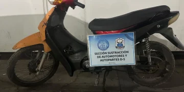 Operativo de la Sección Sustracción de Automotores: recuperaron en Rawson una moto robada tras una persecución policial