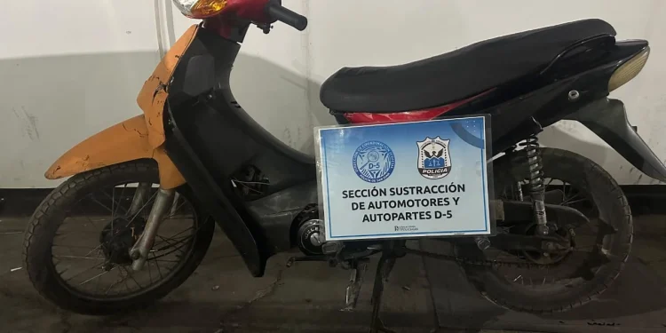 Operativo de la Sección Sustracción de Automotores: recuperaron en Rawson una moto robada tras una persecución policial