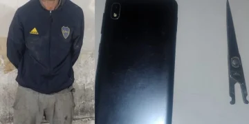 Robó un celular, atacó a la víctima con una punta de tijera y fue detenido tras una persecución en la Ruta 40