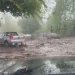 Alerta en Chile: intensas lluvias provocaron un aluvión en Las Condes y la corriente arrastró varios vehículos