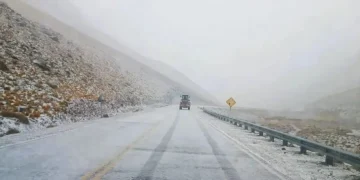 Vialidad Nacional pide máxima precaución: rutas transitables pero con alerta por hielo, niebla y cuadrillas de trabajo en San Juan