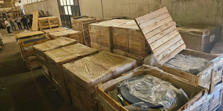 Llegaron desde Turquía110 aisladores sísmicos para el nuevo Centro Ambulatorio del Hospital Notti