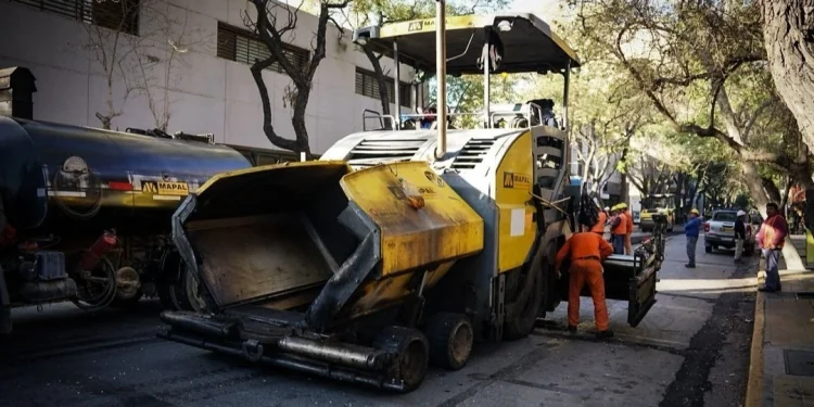 repavimentación del microcentro sanjuanino se terminará antes de lo previsto y analizan una bicisenda en Avenida Córdoba