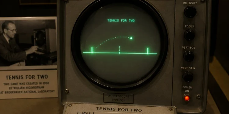 Cumplió 68 años Tennis for Two: el histórico experimento en un laboratorio que encendió la era de los videojuegos