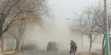 Alerta amarilla por viento Zonda en Calingasta: prevén ráfagas superiores a los 70 km/h y advierten por riesgo extremo de incendios