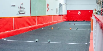 Fortalecimiento institucional: el municipio de Rivadavia inauguró una nueva cancha de bochas en el Club Sanjuanino Junior